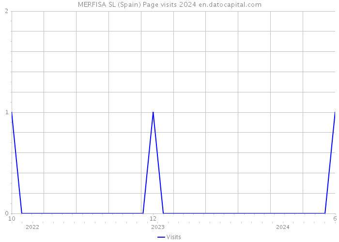 MERFISA SL (Spain) Page visits 2024 