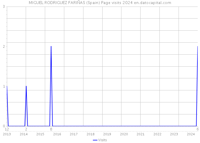 MIGUEL RODRIGUEZ FARIÑAS (Spain) Page visits 2024 