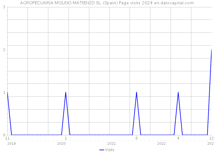 AGROPECUARIA MOLINO MATIENZO SL. (Spain) Page visits 2024 