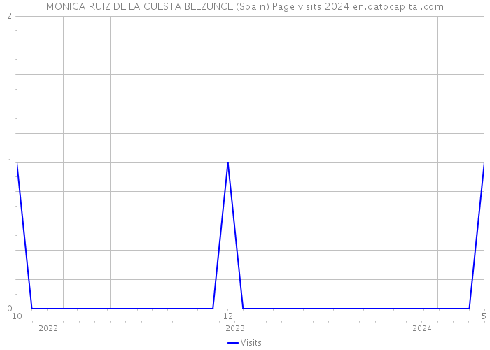 MONICA RUIZ DE LA CUESTA BELZUNCE (Spain) Page visits 2024 