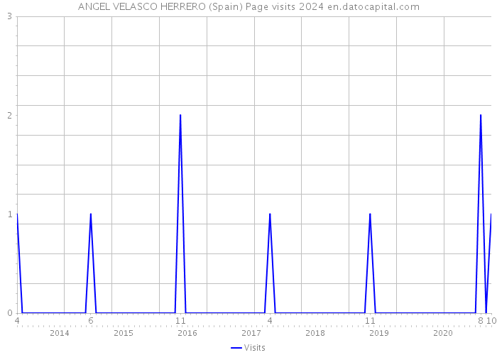 ANGEL VELASCO HERRERO (Spain) Page visits 2024 