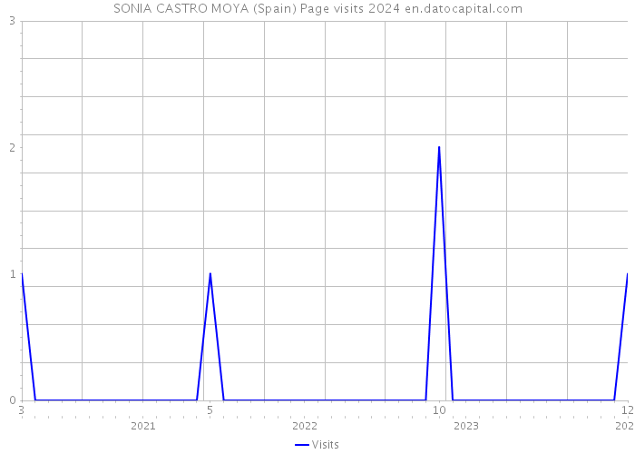 SONIA CASTRO MOYA (Spain) Page visits 2024 