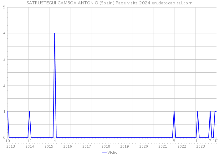 SATRUSTEGUI GAMBOA ANTONIO (Spain) Page visits 2024 
