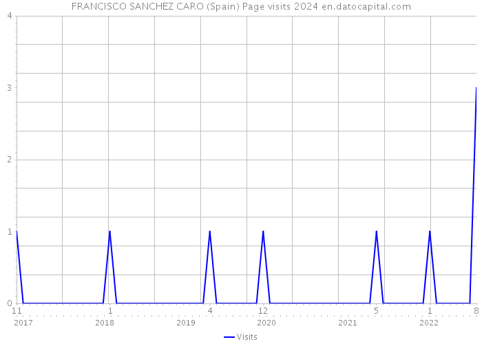 FRANCISCO SANCHEZ CARO (Spain) Page visits 2024 