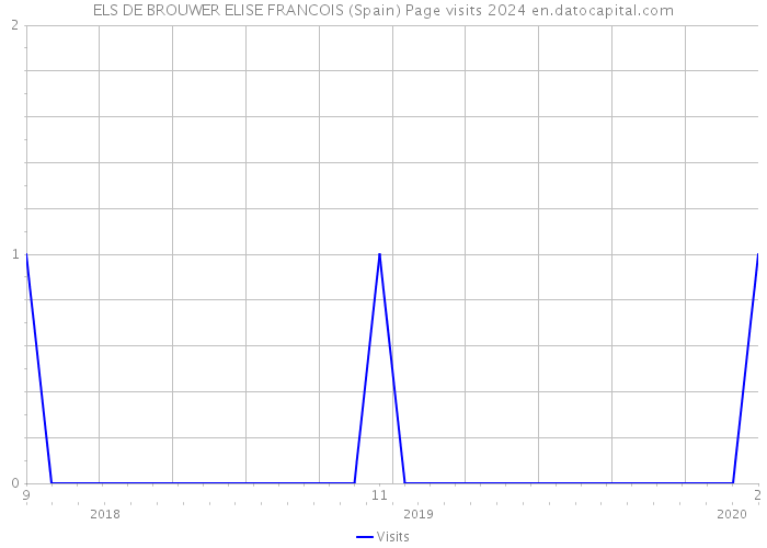 ELS DE BROUWER ELISE FRANCOIS (Spain) Page visits 2024 