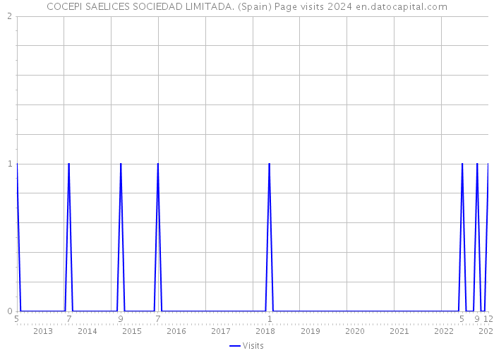 COCEPI SAELICES SOCIEDAD LIMITADA. (Spain) Page visits 2024 