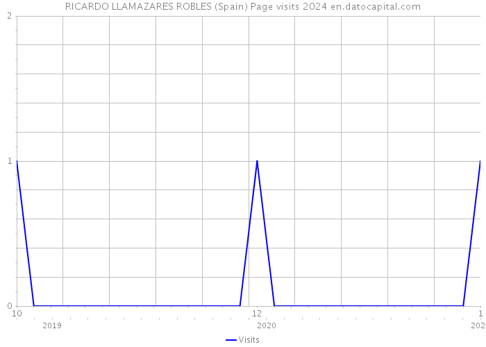 RICARDO LLAMAZARES ROBLES (Spain) Page visits 2024 