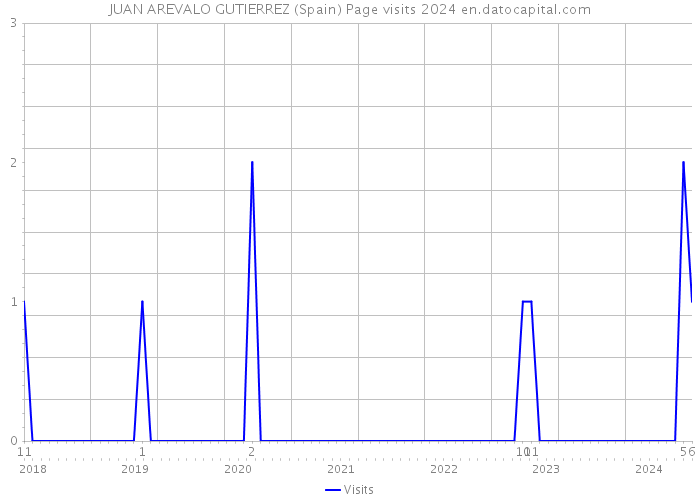 JUAN AREVALO GUTIERREZ (Spain) Page visits 2024 