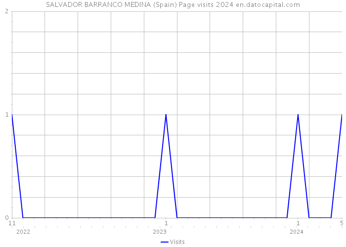 SALVADOR BARRANCO MEDINA (Spain) Page visits 2024 