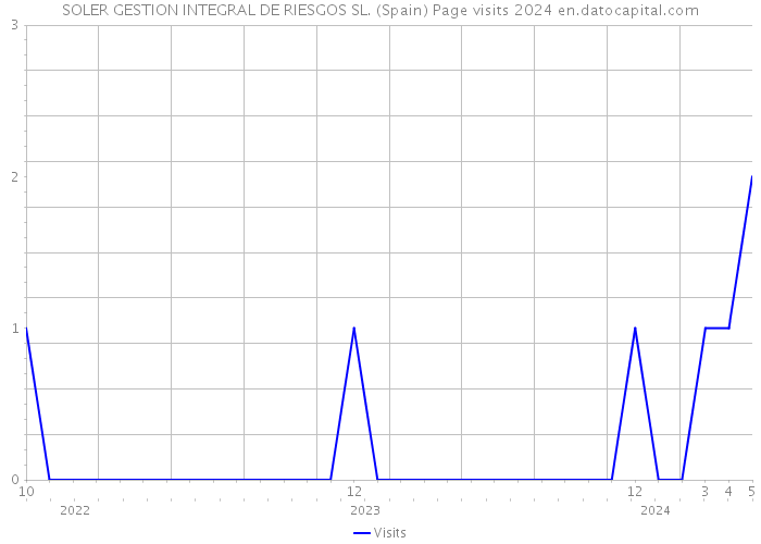 SOLER GESTION INTEGRAL DE RIESGOS SL. (Spain) Page visits 2024 