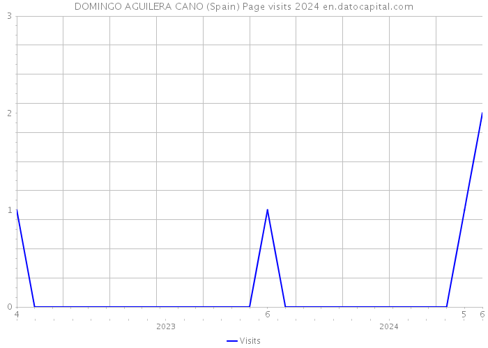 DOMINGO AGUILERA CANO (Spain) Page visits 2024 