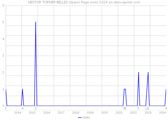 NESTOR TORNER BELLES (Spain) Page visits 2024 
