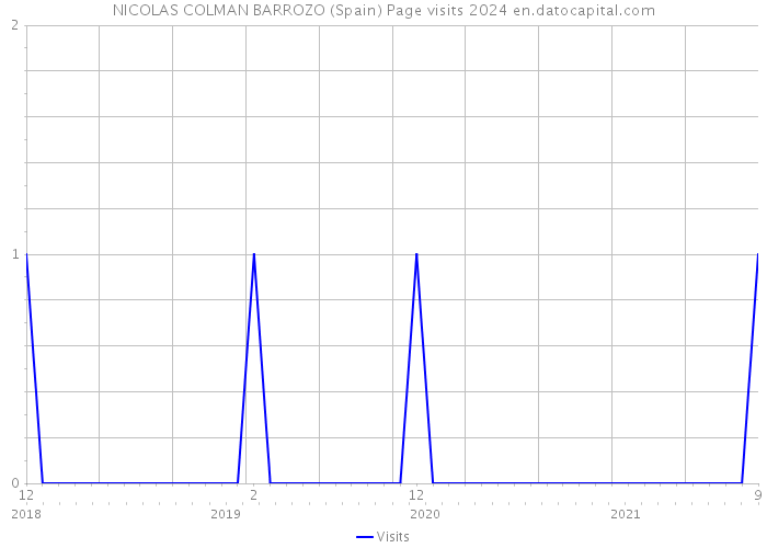 NICOLAS COLMAN BARROZO (Spain) Page visits 2024 