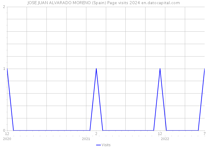 JOSE JUAN ALVARADO MORENO (Spain) Page visits 2024 