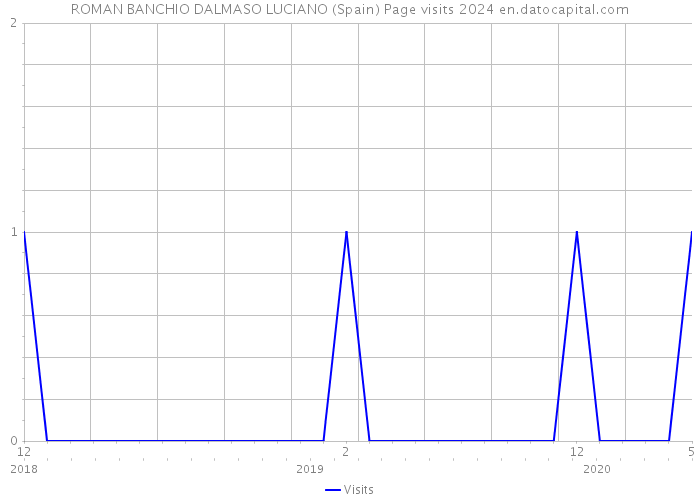 ROMAN BANCHIO DALMASO LUCIANO (Spain) Page visits 2024 