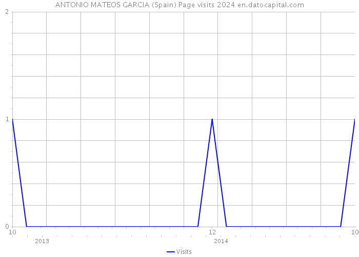 ANTONIO MATEOS GARCIA (Spain) Page visits 2024 