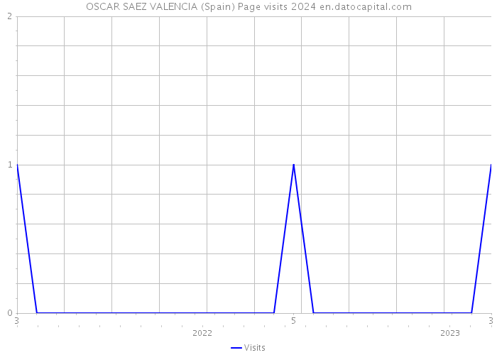OSCAR SAEZ VALENCIA (Spain) Page visits 2024 