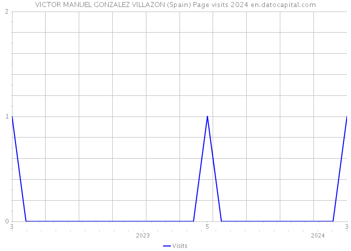 VICTOR MANUEL GONZALEZ VILLAZON (Spain) Page visits 2024 