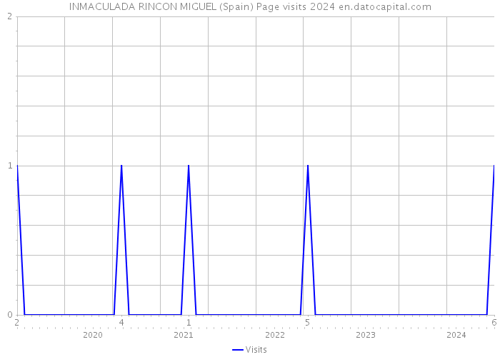 INMACULADA RINCON MIGUEL (Spain) Page visits 2024 