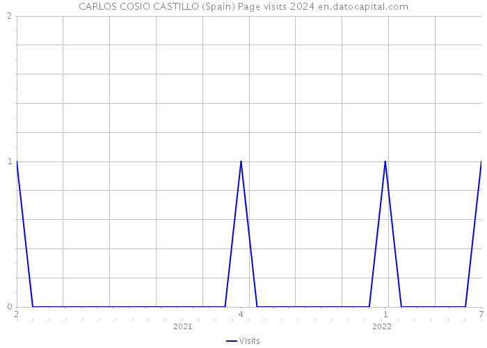 CARLOS COSIO CASTILLO (Spain) Page visits 2024 
