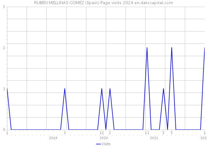 RUBEN MELLINAS GOMEZ (Spain) Page visits 2024 