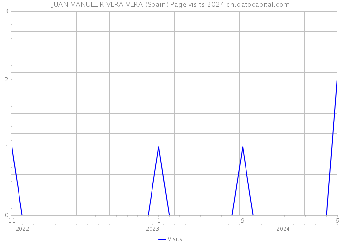 JUAN MANUEL RIVERA VERA (Spain) Page visits 2024 