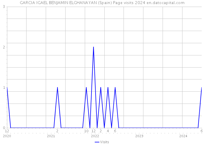 GARCIA IGAEL BENJAMIN ELGHANAYAN (Spain) Page visits 2024 