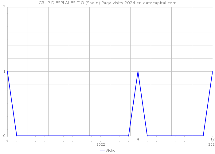 GRUP D ESPLAI ES TIO (Spain) Page visits 2024 