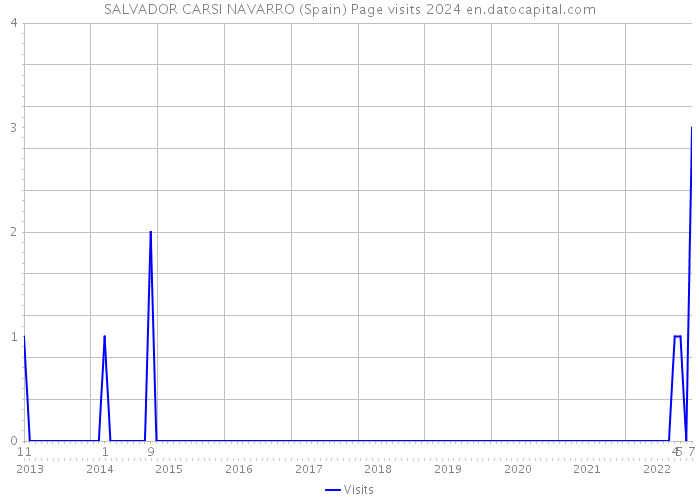 SALVADOR CARSI NAVARRO (Spain) Page visits 2024 