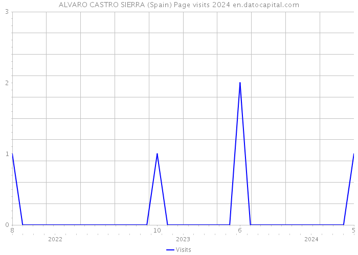 ALVARO CASTRO SIERRA (Spain) Page visits 2024 