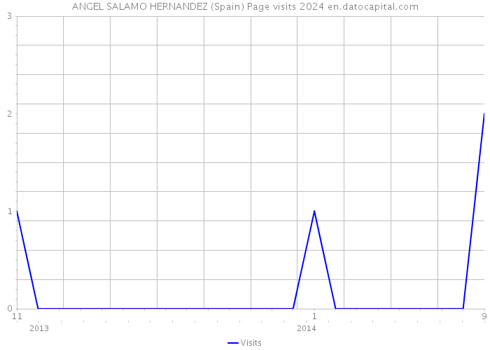 ANGEL SALAMO HERNANDEZ (Spain) Page visits 2024 