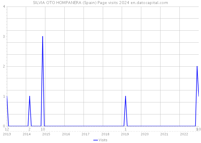 SILVIA OTO HOMPANERA (Spain) Page visits 2024 