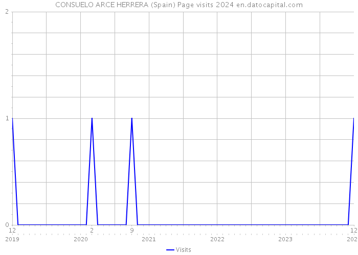 CONSUELO ARCE HERRERA (Spain) Page visits 2024 