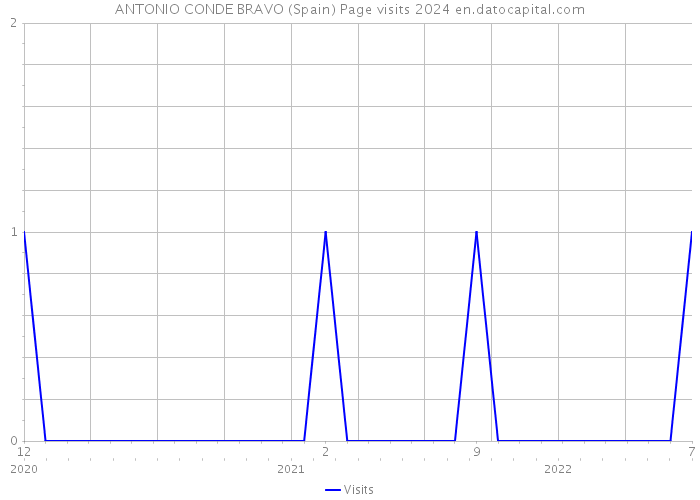 ANTONIO CONDE BRAVO (Spain) Page visits 2024 