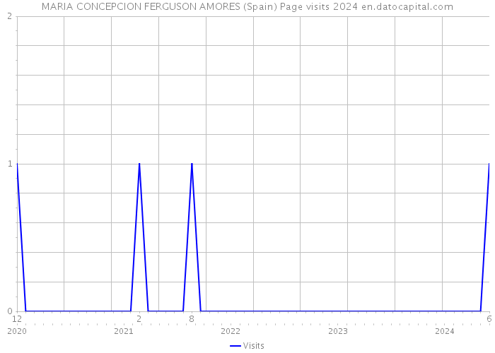 MARIA CONCEPCION FERGUSON AMORES (Spain) Page visits 2024 