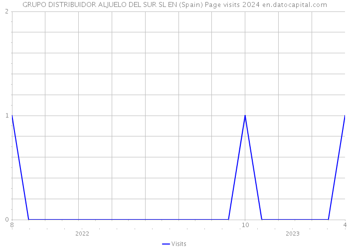 GRUPO DISTRIBUIDOR ALJUELO DEL SUR SL EN (Spain) Page visits 2024 