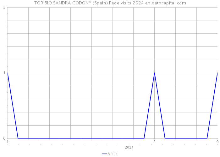 TORIBIO SANDRA CODONY (Spain) Page visits 2024 