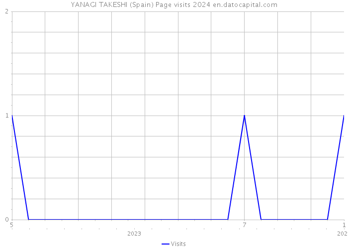 YANAGI TAKESHI (Spain) Page visits 2024 
