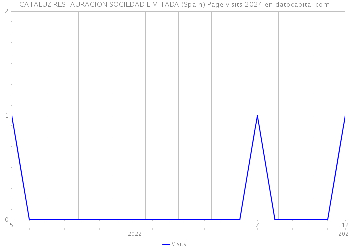 CATALUZ RESTAURACION SOCIEDAD LIMITADA (Spain) Page visits 2024 