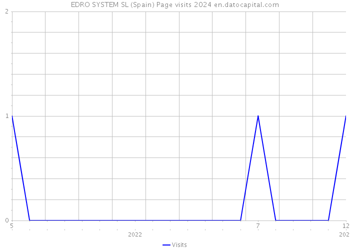 EDRO SYSTEM SL (Spain) Page visits 2024 