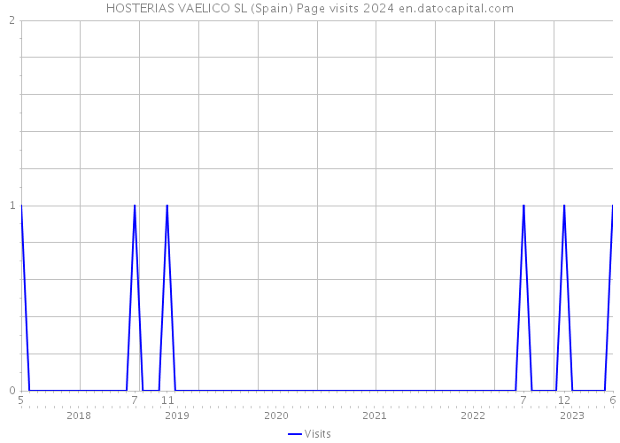 HOSTERIAS VAELICO SL (Spain) Page visits 2024 