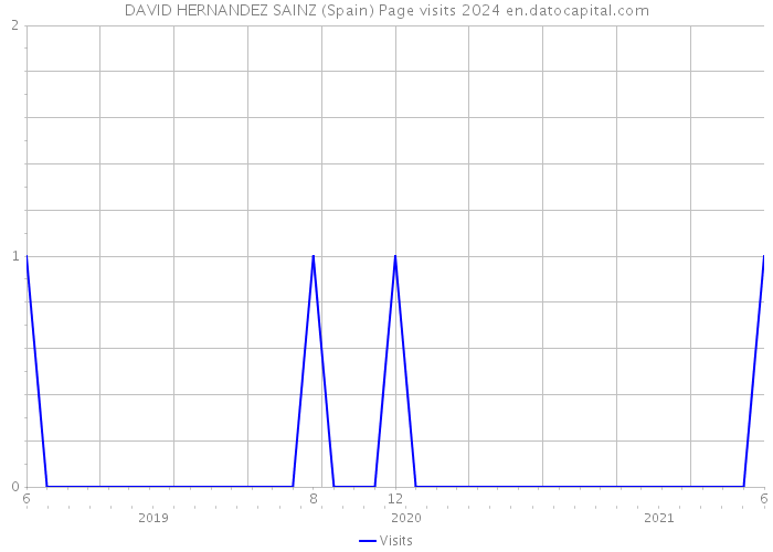 DAVID HERNANDEZ SAINZ (Spain) Page visits 2024 