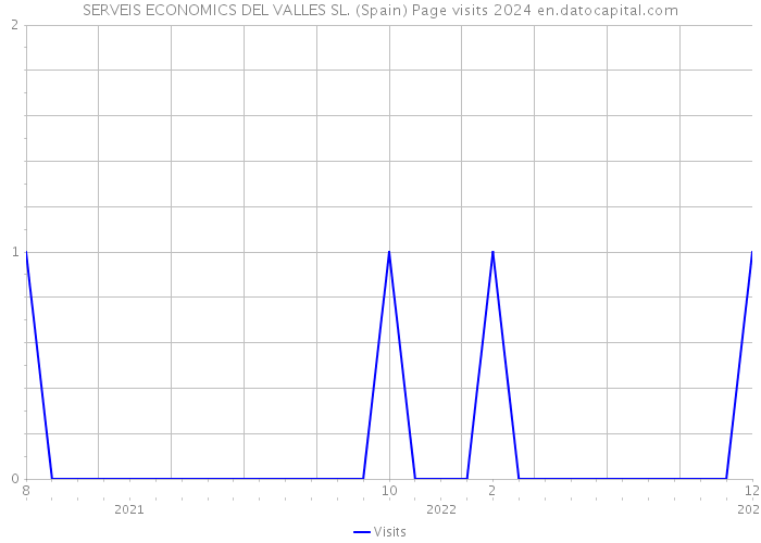 SERVEIS ECONOMICS DEL VALLES SL. (Spain) Page visits 2024 