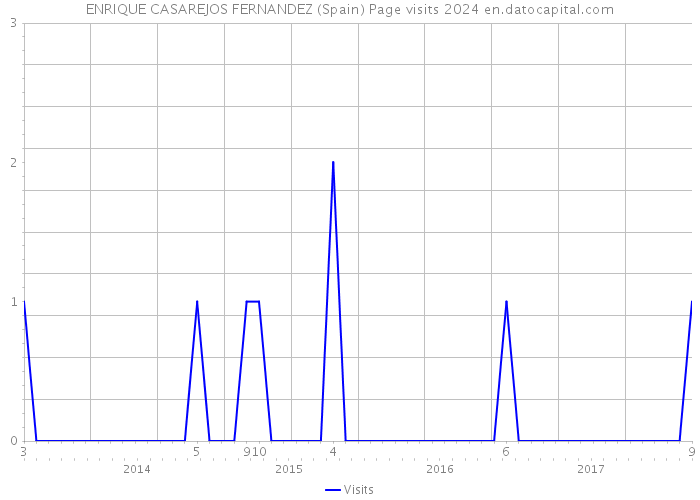 ENRIQUE CASAREJOS FERNANDEZ (Spain) Page visits 2024 