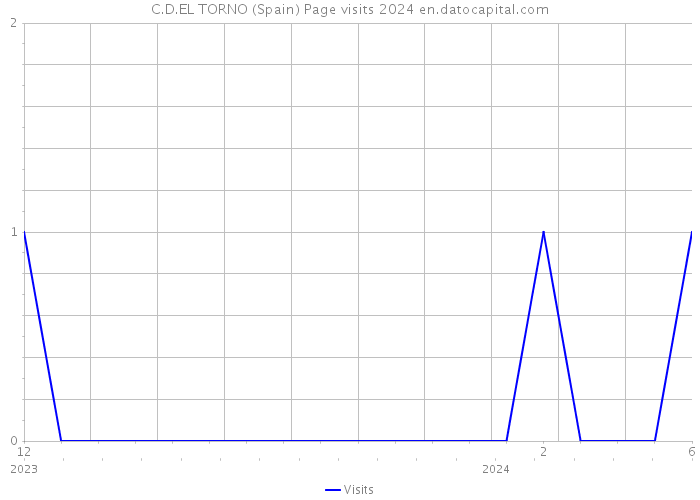 C.D.EL TORNO (Spain) Page visits 2024 