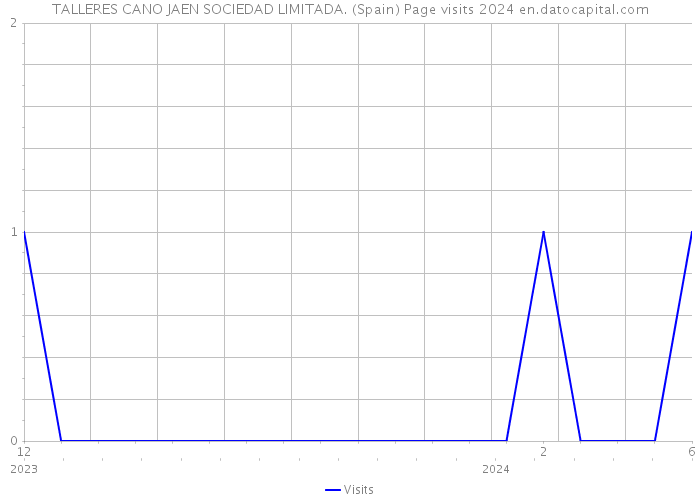 TALLERES CANO JAEN SOCIEDAD LIMITADA. (Spain) Page visits 2024 