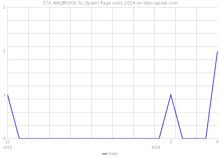 37A WALBROOK SL (Spain) Page visits 2024 