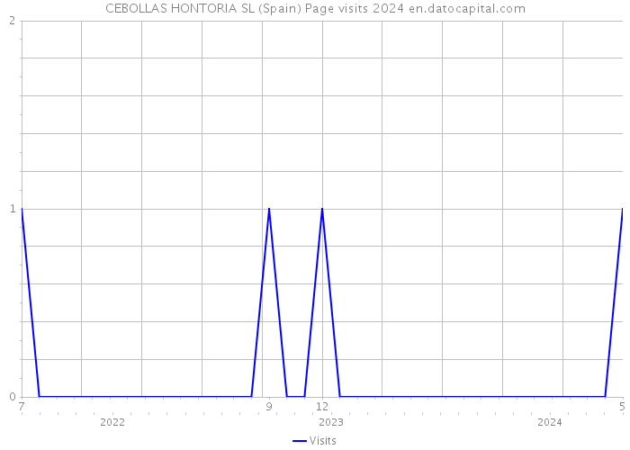 CEBOLLAS HONTORIA SL (Spain) Page visits 2024 