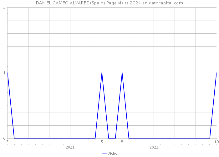 DANIEL CAMEO ALVAREZ (Spain) Page visits 2024 
