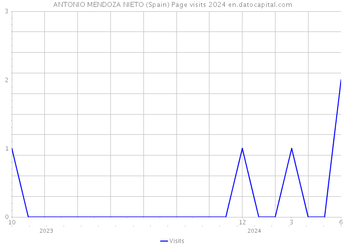 ANTONIO MENDOZA NIETO (Spain) Page visits 2024 